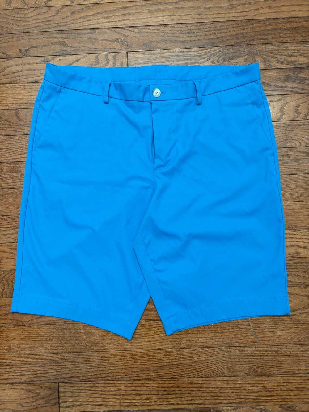 Boss Hugo Boss Men's Bright Blue Liem-US Slim Fit Shorts 36R